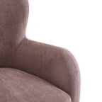 Fauteuil d'appoint à oreilles en tissu Bacho par