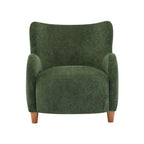 Fauteuil d'appoint à oreilles en tissu Bacho par