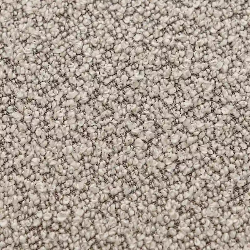 KINWELL 23 Pouf/Repose-pieds rembourré en tissu bouclé, large, pour canapé et fauteuil