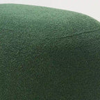 KINWELL 23 Pouf/Repose-pieds rembourré en tissu bouclé, large, pour canapé et fauteuil
