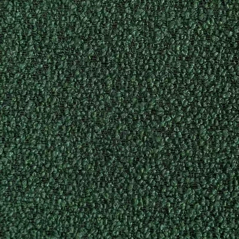 KINWELL 23 Pouf/Repose-pieds rembourré en tissu bouclé, large, pour canapé et fauteuil