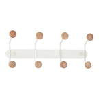1 Pcs Coat Rack Wall Mount, Metal Wood Coat Hook, Hat Rack, Wall Hooks