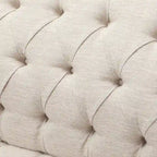 Canapé Adelia moderne 3 places en tissu touffeté par