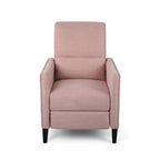 Fauteuil inclinable contemporain Alscot en tissu avec mécanisme poussoir par