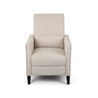 Fauteuil inclinable contemporain Alscot en tissu avec mécanisme poussoir par