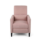 Fauteuil inclinable contemporain Alscot en tissu avec mécanisme poussoir par