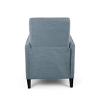 Fauteuil inclinable contemporain Alscot en tissu avec mécanisme poussoir par