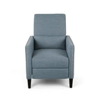 Fauteuil inclinable contemporain Alscot en tissu avec mécanisme poussoir par