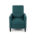 Fauteuil inclinable contemporain Alscot en tissu avec mécanisme poussoir par