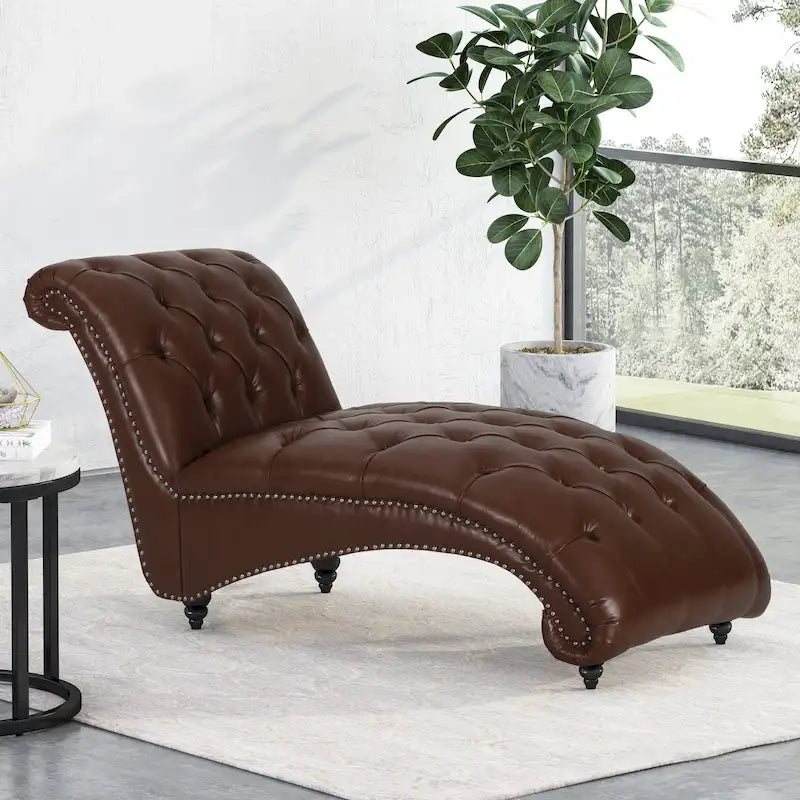 Varnell Chaise longue contemporaine capitonnée par - 64,25 L x 29,00 l x 33,75 H