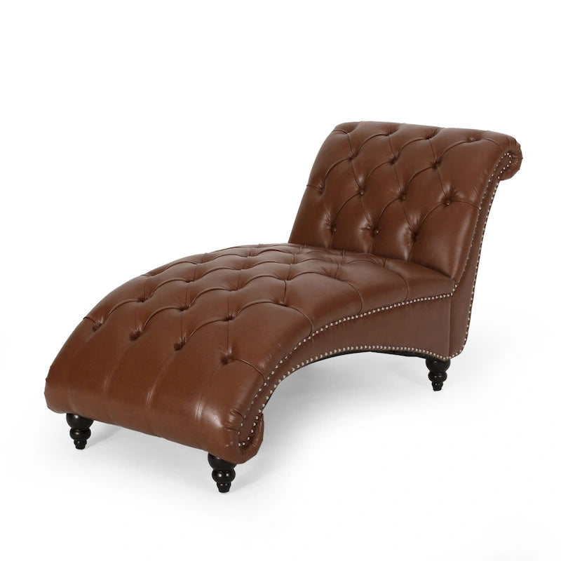 Varnell Chaise longue contemporaine capitonnée par - 64,25 L x 29,00 l x 33,75 H