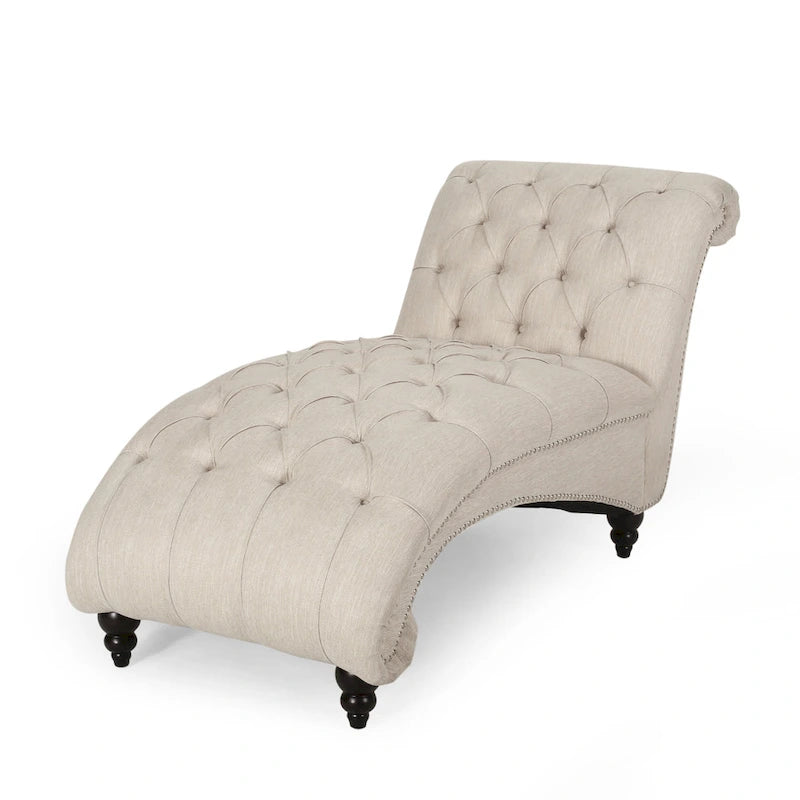 Varnell Chaise longue contemporaine capitonnée par - 64,25 L x 29,00 l x 33,75 H