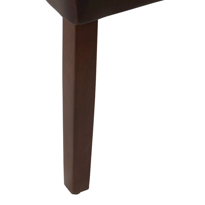 Chaise de salle à manger Parsons - Similicuir marron - lot de 2