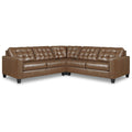  Baskove Brown 3-Piece Sectional - 100W x 100D x 39H