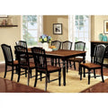  Transitional Wood Two-tone 9-Piece Dining Set by 