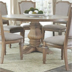 Vintage 18th Century French Neoclassic Design Round Dining Table - Table Only