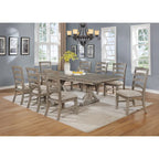  Rustic Trestle 9-piece Dining Set