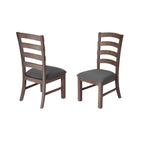 Ensemble de salle à manger rustique 9 pièces avec table à tréteaux