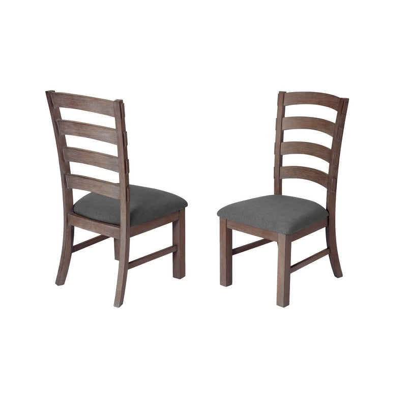 Ensemble de salle à manger rustique 9 pièces avec table à tréteaux