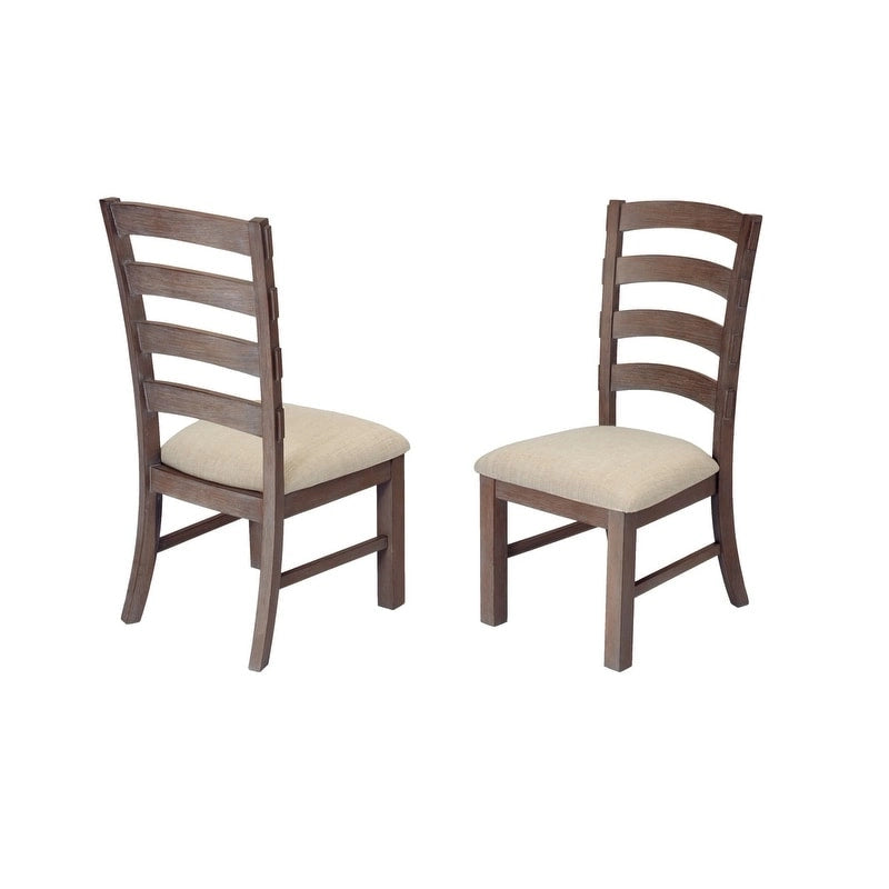 Ensemble de salle à manger rustique 9 pièces avec table à tréteaux