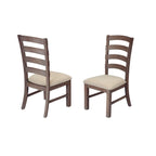 Ensemble de salle à manger rustique 9 pièces avec table à tréteaux