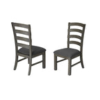 Ensemble de salle à manger rustique 9 pièces avec table à tréteaux