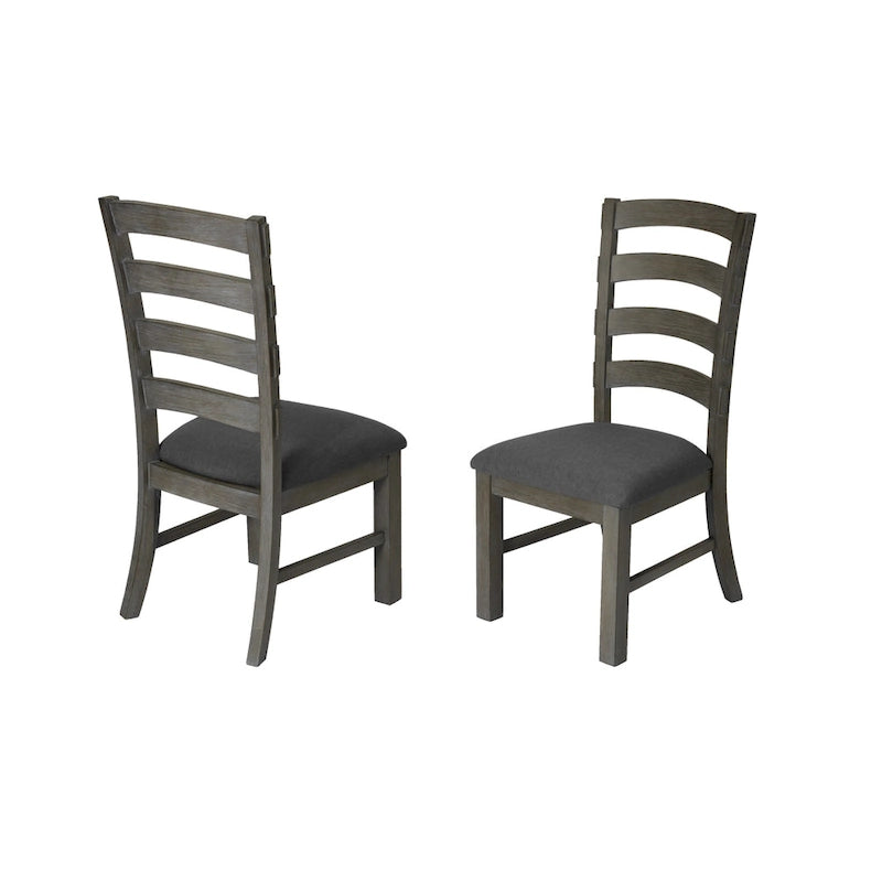 Ensemble de salle à manger rustique 9 pièces avec table à tréteaux