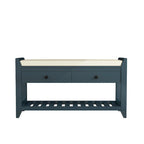 Banc de rangement d'entrée avec tiroirs