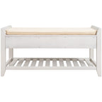 Banc de rangement d'entrée avec tiroirs