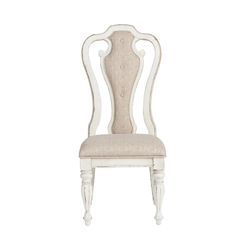 Chaise d'appoint rembourrée à lattes (Lot de 2)