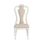 Chaise d'appoint rembourrée à lattes (Lot de 2)