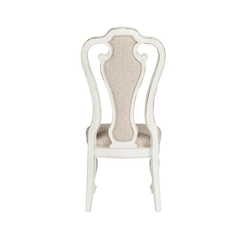 Chaise d'appoint rembourrée à lattes (Lot de 2)