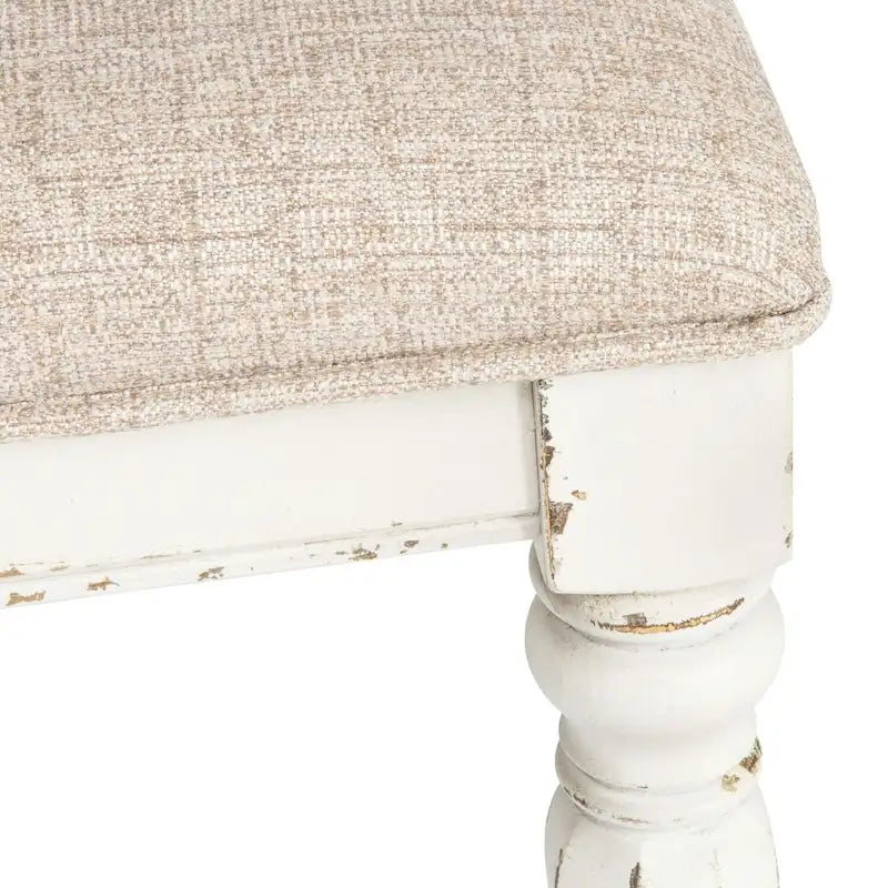 Chaise d'appoint rembourrée à lattes (Lot de 2)