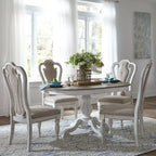 Chaise d'appoint rembourrée à lattes (Lot de 2)