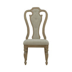 Chaise d'appoint rembourrée à lattes (Lot de 2)