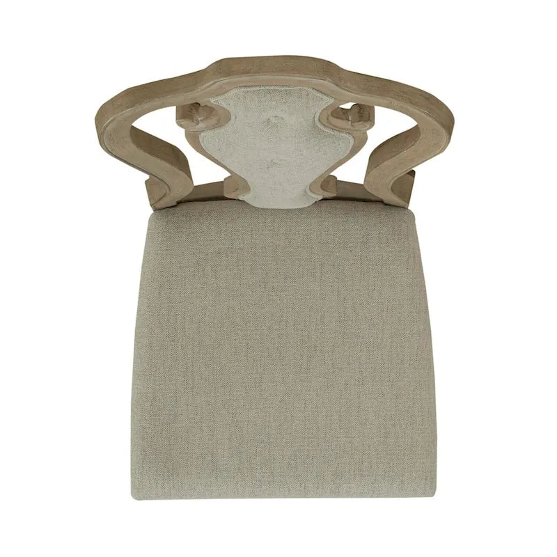 Chaise d'appoint rembourrée à lattes (Lot de 2)