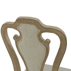 Chaise d'appoint rembourrée à lattes (Lot de 2)