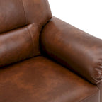 Ensemble de salon rembourré, 2 pièces, fauteuil et canapé en similicuir
