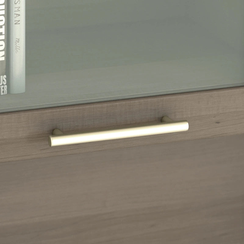 Bureau d'angle en L Somerset 60W avec huche de rangement