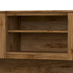 Bureau d'angle en L Somerset 60W avec huche de rangement
