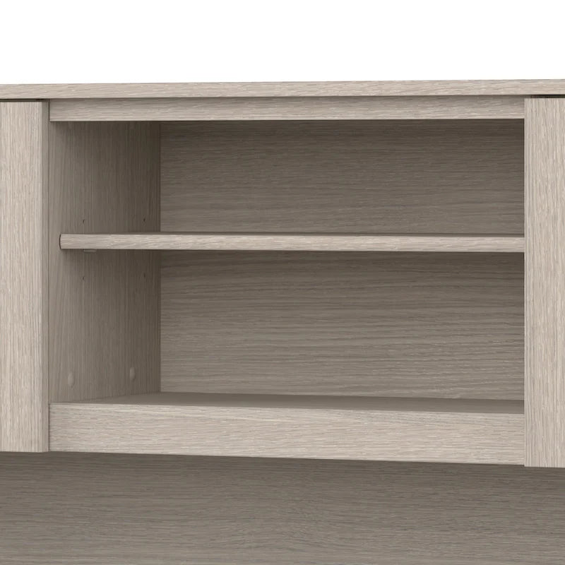 Bureau d'angle en L Somerset 60W avec huche de rangement