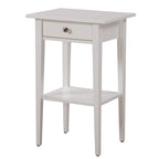 Table de chevet en bois Dalton à 1 tiroir et étagère