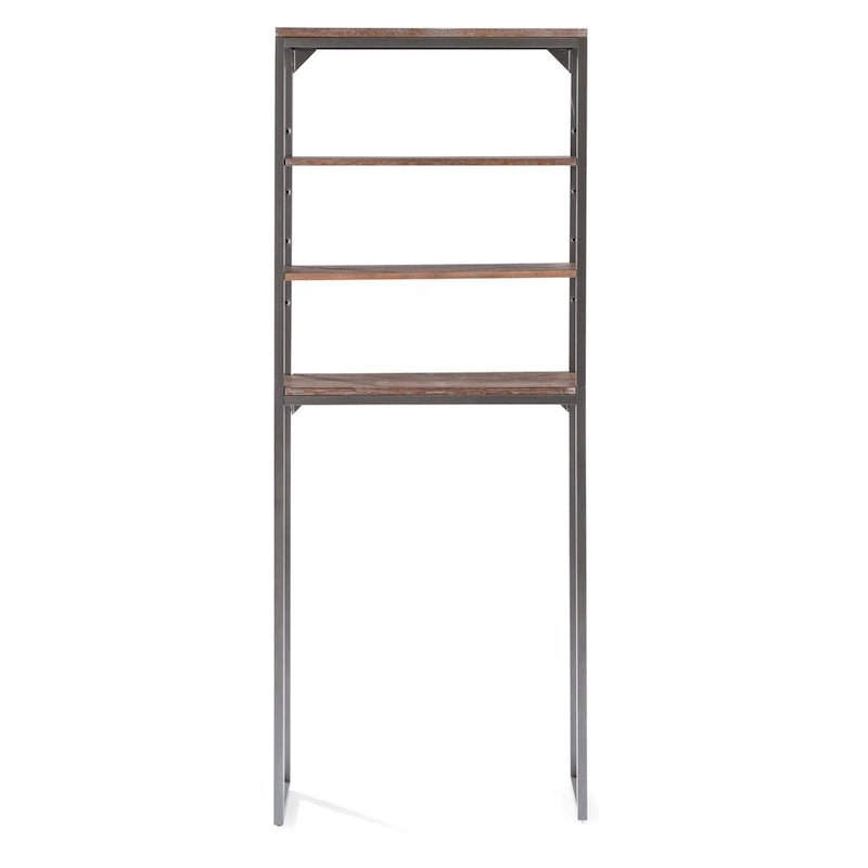 Meuble de Rangement Sur Pieds Barnside Gray avec Étagères Réglables - S.O.