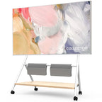 Meuble TV mobile pour bureau et salle de classe, support TV roulant avec roulettes pour téléviseurs de 45 à 88 pouces