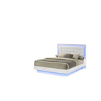 Chambre à coucher B750 laque blanche avec LED