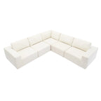 Canapé d'angle modulaire en L, ensemble de canapés de luxe, meubles d'intérieur rembourrés, canapé-lit en mousse