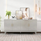 Large 4-Door Cabinet for Living Room, Kitchen, Bedroom, Hallway