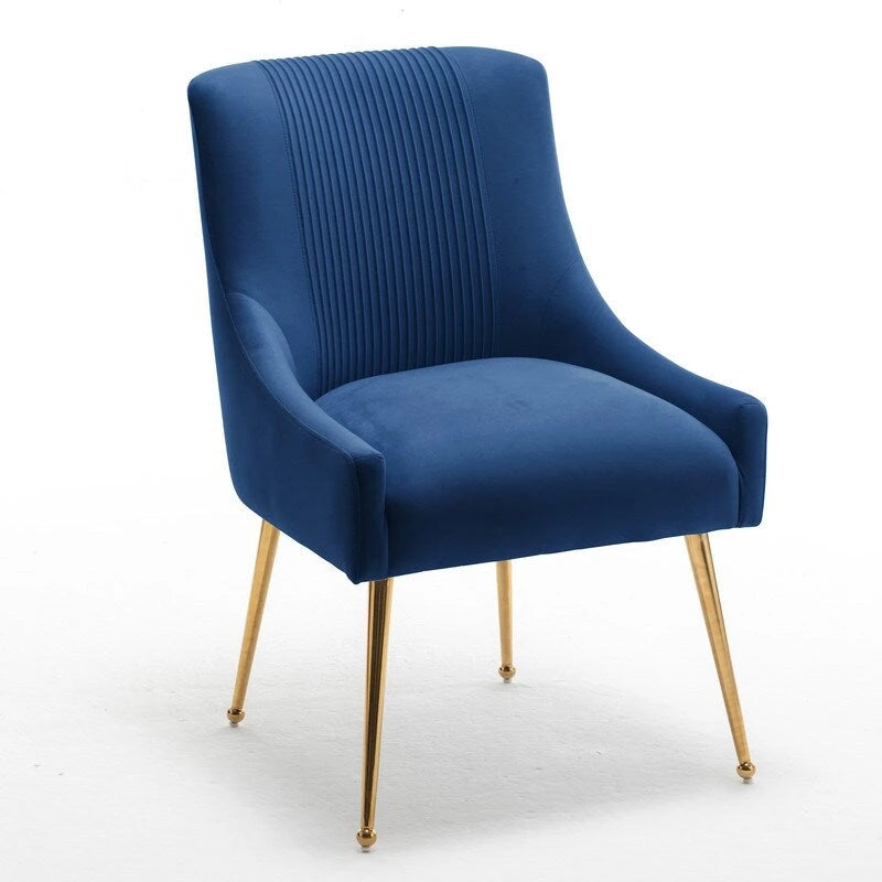 Lot de 8 chaises de salle à manger SEYNAR Modern Glam en velours, chaises capitonnées pour salon (sans table)