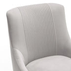 Lot de 8 chaises de salle à manger SEYNAR Modern Glam en velours, chaises capitonnées pour salon (sans table)
