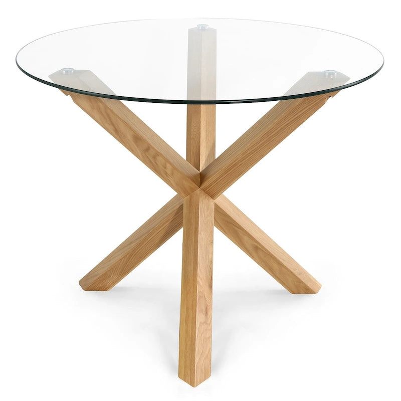Table à manger ronde Kennedy de 37,4 pouces